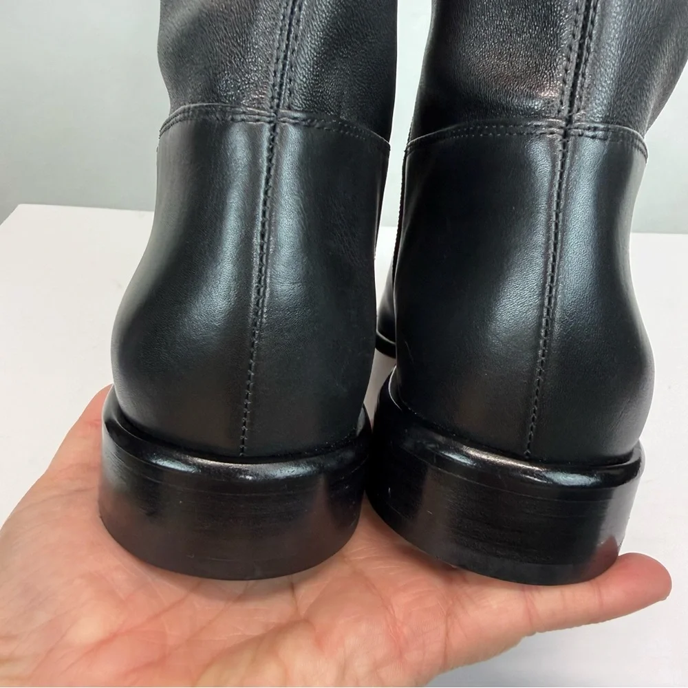 New Vince Cody Over the Knee Boot Black Sz 7.5